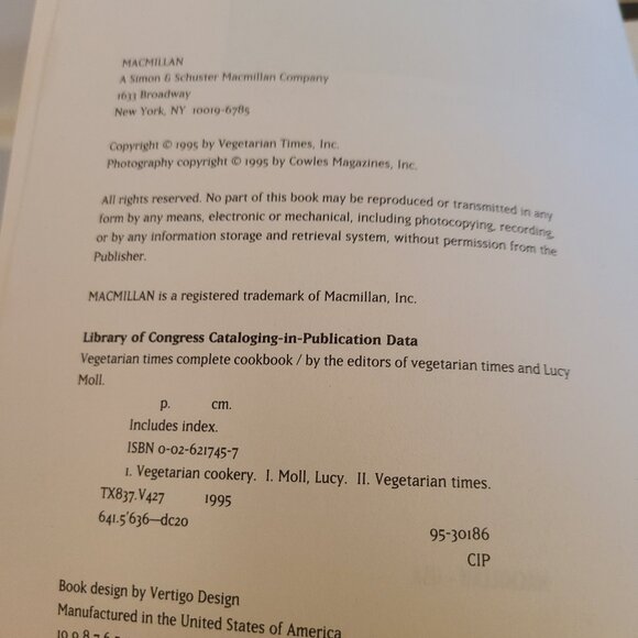 Two Vegetarian Cookbooks - Picture 3 of 13